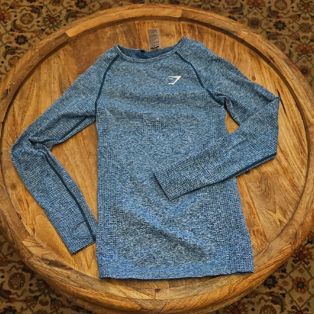 Gymshark Blue Long Sleeve Tee
